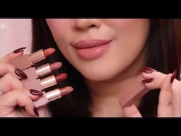 Detail Cosmetics Cult Classic Mini Lipstick Lip Swatches on light medium skintone