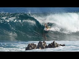 Mason Ho Surfing The Castle Tip