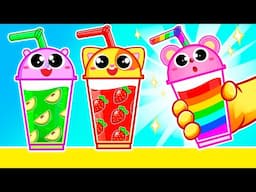 Rainbow Juice for Kids 🌈😍 | Family Time Songs by Toddler Zoo for Kids