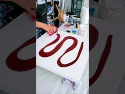 Watch This Canvas Turn Into Magic! Berrylicious! #shorts