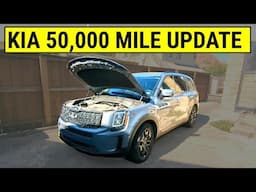 Kia Telluride 50,000 Mile Owner's Update - Oil Leak + Faded Window Trim & BAD KIA SERVICE