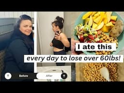 The 6 plant based foods i ate every day to lose over 60lbs fast