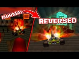 Crash Team Racing but every track is BACKWARDS