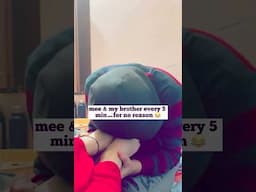 Siblings love language 😂👻 #brother #sister #funny #comedy #viralvideo