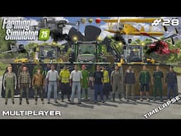 MANURE MAYHEM: THE ULTIMATE SPREADING PARTY 💩 | PALLEGNEY | Farming Simulator 25 Multiplayer | EP 28