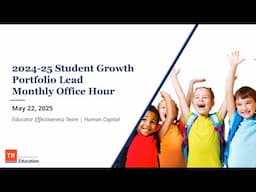 May 2024-25 Portfolio Lead Office Hour