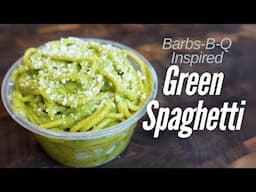 One Of The Most Interesting Dishes I've Eaten At A BBQ Joint (Espagueti Verde / Green Spaghetti)