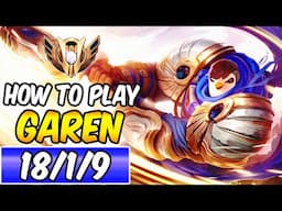 HOW TO PLAY GAREN TOP | Best Build & Runes | Diamond Commentary | League of Legends