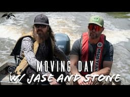Moving Day // Jase and Stone move blinds to the X