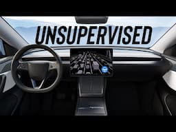 Tesla Starts UNsupervised FSD In Public 👀