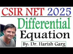Differential Equation | Assam CSIR NET 2025 | Fully Short Cut Tricks