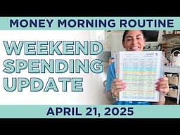 Money Morning Routine | Weekend Spending Update