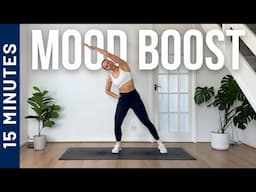 MOOD BOOSTING HIIT WORKOUT (15 MIN) - All Standing Exercises
