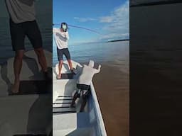 BIG Tarpon on the fly! 💪🏽🎣🇨🇷