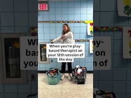 ‘You know why? Cuz all the students love me’ 😉 #slp #playbased #dirfloortime #speechtherapist