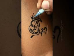 amazing F😍 tattoo #tattoo #tattoofun #tattooideas #tattoodesigns #trending