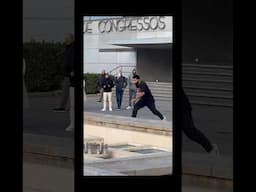 Parkour in Barcelona Traffic🚦