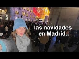 Estadounidense Reacciona al CAOS Navideño de Madrid