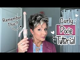 Hair Tutorial ~ Using a CURLING IRON on my PIXIE??