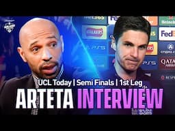 It's Only Half-Time😤| Mikel Arteta Reacts to Arsenal's Loss v PSG! | UCL Today