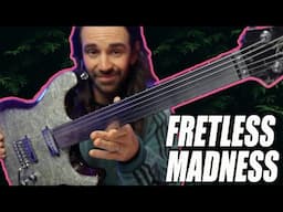 Improvised Fretless Rock Guitar Solo | Fretless F*ckery Vol. 1