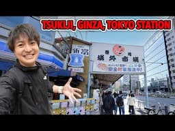 (Sunday Livestream) Eating and Drinking at Tsukiji, Ginza, and Tokyo Station!