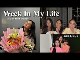 WEEK IN MY LIFE | as a content creator + quick singapore trip!