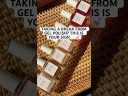 Taking a break from Gel Polish? This is your SIGN.. ✨💅🏻 #gelnails