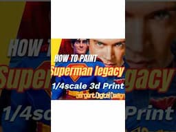New Superman! short #3dprinting #painting #art #resinprinting #supermanlegacy #superman #shorts