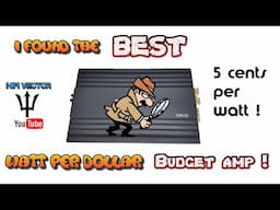 WOW! I found the best watt per dollar budget subwoofer amplifier -Amp dyno review Bermans TEMU