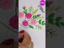 Más Hojas para el Bouquet Bordado 🌿 | 7/9 | Bordado a Mano #shorts