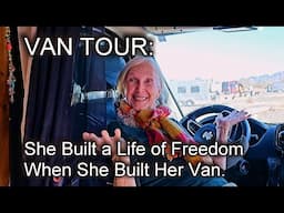 VAN TOUR: Regina Built a Whole New Life of Freedom When She Built Her 2023 Promaster Camper Van.