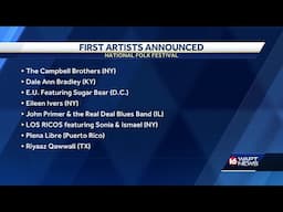National Folk Festival performers named