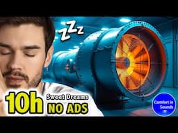 Ultra Relaxing Fan Heater Sound to Fall Asleep Deeply | White Noise (No Ads) | Soothe the Baby