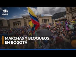 Grupos indígenas generan bloqueos en Bogotá exigiendo atención por parte del Gobierno nacional