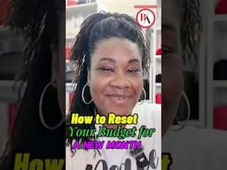 How to Reset Your Budget for a New Month   #smartmoneymoves #cashstuffing #debtpayoffjourney