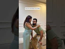 The way he dropped it 😱😂 ft @MridulandAditya  #shorts #coupleshorts #challenge