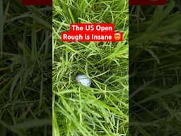 The US Open Rough is CRAZY 🫣 #golf