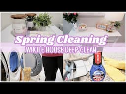 WHOLE HOUSE SPRING CLEANING 2025 | WHOLE HOUSE DEEP CLEAN WITH ME