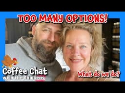 IS THERE SUCH A THING AS TOO MANY OPTIONS? tiny house, homesteading, off-grid, cabin build, DIY HOW