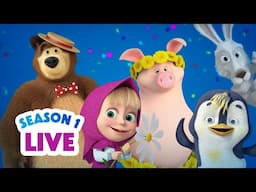 🔴 LIVE STREAM 🎬 Masha and the Bear 👧🐻 Season 1: All episodes 🐺🐾