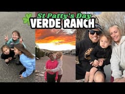 St. Patrick's Day at VERDE RANCH RV RESORT // HAY RIDE + CORNED BEEF!