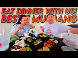 Lao Papaya Thum Mak Hoong with Noodles + Whole Fried Fish + Seafood 먹방 Eating Show with Michelle!