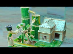 DIY   How To Make Model Bamboo Water Fountain