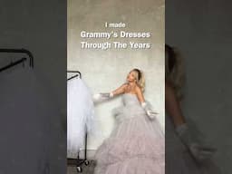 5 decades of Grammys Fashion! #grammys #2025 #sewing