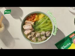 NGHỈ LỄ THỬ NẤU BÚN DỌC MÙNG SƯỜN CHUA - NÊM KNORR, THÊM VỊ THỊT ĐẬM ĐÀ NGỌT ÊMMM!