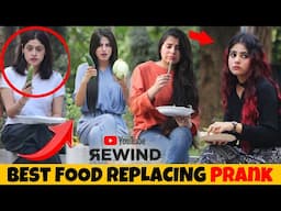 Best of 2025 Food Replacing Pranks On Cute Girls 😍| Food Magic 😱 | Food Exchange 😨| Epic Reactions 😜