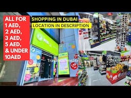 Starting from 0.99 AED, 1AED, 2AED & Under 10AED Cheapest Shopping in Dubai - #dubaishopping Haul