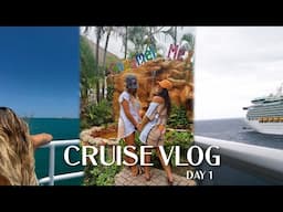 cruise vlog (day 1)