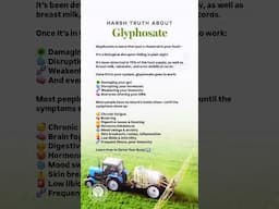Harsh Truth About Glyphosate #shorts